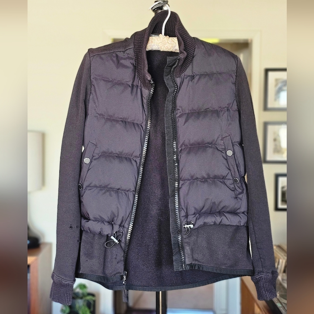 James Perse Women's Yosemite Black Puffer Jacket